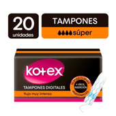 Tampones Super Kotex 20u