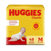 Pañal Classic M Huggies 44u