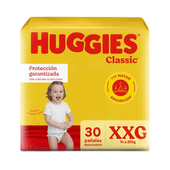 Pañal Classic XXG Huggies 30u