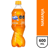 Gaseosa Naranja Fanta 600 cc