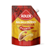 Salsa de Queso Cheddar Picante Adler doypack 250 gr
