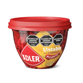 Queso Untable Cheddar Picante Adler 190 gr