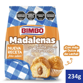 Madalenas de Vainilla Rellenas de DDL Bimbo 234 gr