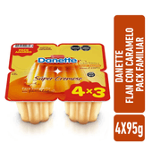 Flan de Vainilla Danette 380 gr pack 4U