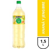 Agua Saborizada Anana y Jengibre Aquarius 1,5 lt