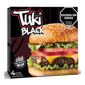 Hamburguesa de Carne Tuki Black 80 gr 4U