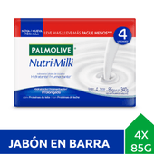 Jabon de Tocador Nutri Milk Palmolive 4 un 340 gr