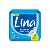 Toalla Femenina Anatomica con Alas Lina 8 un