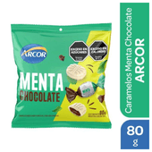 Caramelo Menta y Chocolate Arcor 80 gr