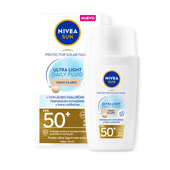 Protector Solar Facial Ultra Light Tono Claro FPS 50+ Nivea 40 ml