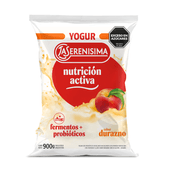 Yogur Bebible Entero Nutricion Activa Durazno La Serenisima 900 gr