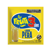 Jugo en Polvo Pera Fruta 3 15 gr