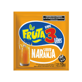 Jugo en Polvo Naranja Fruta 3 15 gr