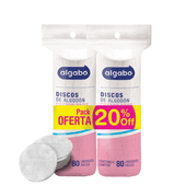 Discos de Algodon Desmaquillante Algabo 2 packs 160U