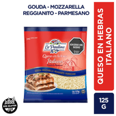 Queso en Hebras Italiano La Paulina 125 gr
